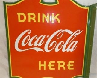 17X20 PORC. DRINK Coca Cola FLANGE SIGN