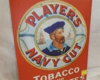 VIEW 2 PLAYERS NAVY CUT REPLICA SIGN