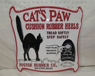 VIEW 2 CLOSE UP CATS PAW REPLICA SIGN