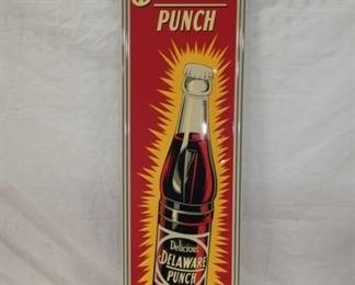 8X29 DRINK DELAWARE PUNCH REPLICA SIGN