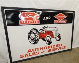 VIEW 5 75X51 FORD TRACTOR REPLICA SIGN