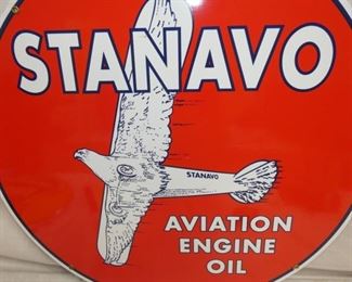 VIEW 2 STANAVO REPLICA SIGN W/AIRPLANE 
