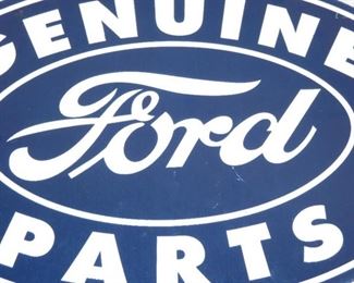VIEW 2 CLOSE UP FORD PARTS REPLICA SIGN 
