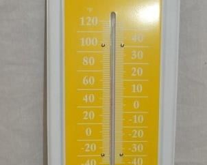 8X27 IOWA HAWKYES REPLICA THERMOMETER 