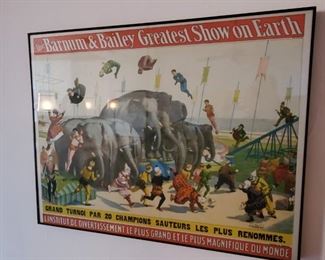 Barnum & Bailey French circus poster