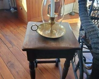 Primitive side table