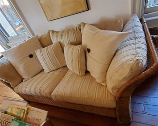 Retro wicker sofa