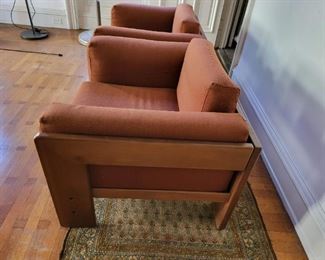 Pair of Bastiano Lounge chairs by Tobia Scarpa for Knoll