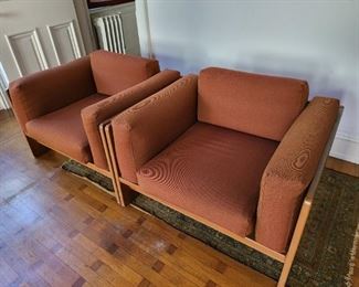 Pair of Bastiano Lounge chairs by Tobia Scarpa for Knoll