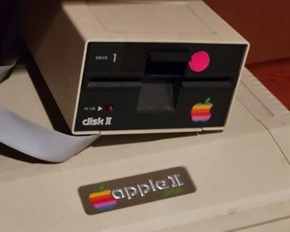 Apple II computer with Disc II drive