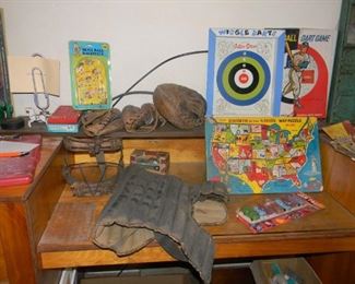 antiques / baseball gloves and MORE