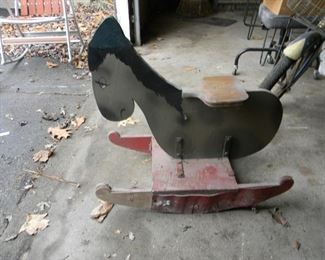 antique toy rocker