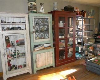 walls of furniture full of stuff