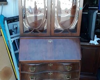 Beautiful Secretary Desk and Hutch by Jasper