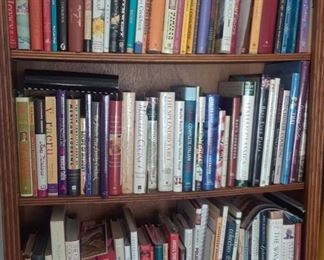 Italian, Mexican and German cookbooks