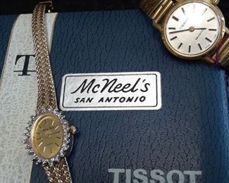 Tissot watches from McNell's Jewelry. One box.