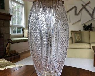 Vintage Waterford table lamp $300
