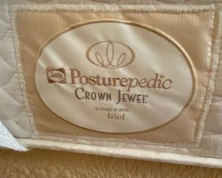 Queen size posturepedic guest bed $150