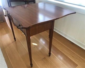 Fold-out extendable occasional table $225