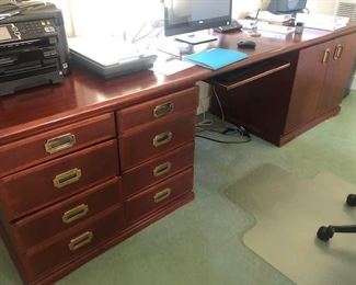 Long office desk $400. Delivery available please enquire.