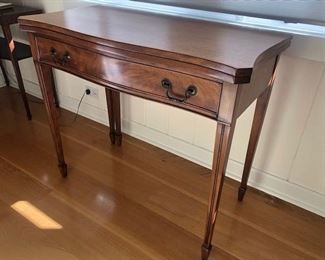 Fold-out extendable occasional table $225