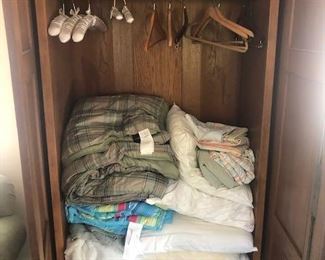 Hutch- 2 large doors open to clothes hanging space; lower pull-out draw. $500. Delivery available please enquire.