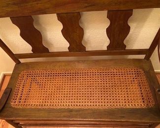 Available now. Handmade antique bench in very good condition- $260