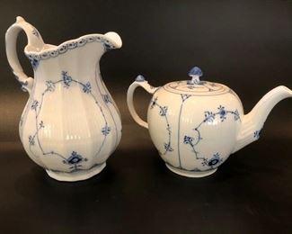 Royal Copenhagen pitcher and teapot (more pics available) $200