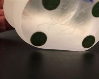 Richard Jolley (signed) glass sculpture (more pics available). $800