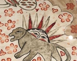 Antique Ketubah (more pics available) $225