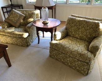 Two down filled cushion lounge seats. Very comfortable $200 each. Delivery available pls enquire. 