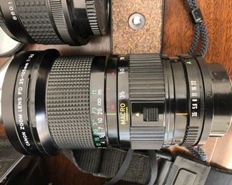 Camera bundle (will not separate). Canon EOS650, Canon FTb, canon lenses 35-105, 35-105 FD, 50mm FD, Asanuma 28mm. Speedlite 300EZ. Sony 3.3mp Cybershot. 2 x Lowepro bags. Misc items battery, lens covers etc. $250