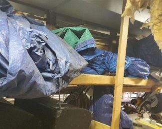 lot of tarps take them all