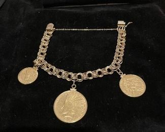 Custom 14kt Gold Coins on chain