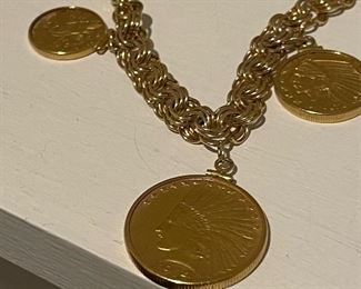 Custom 14k Gold Coins on chain