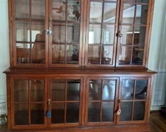 LIGHTED  2-PIECE DISPLAY CABINET (Cost $4000)