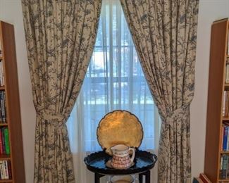 ALL CUSTOM DRAPERIES & WINDOW COVERINGS ARE FOR SALE