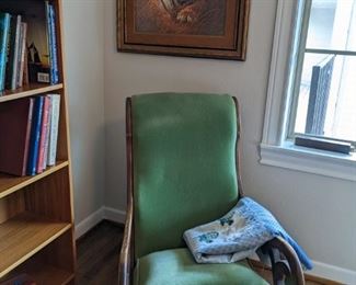 ANTIQUE PLATFORM ROCKER