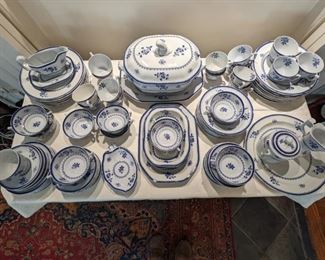 Huge 95 Piece set of Spode Glouchester Blue China