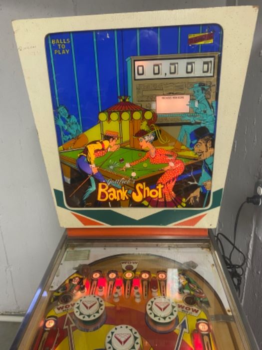 Pinball Machine - Gottliebs BANK SHOT- $500.