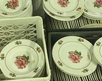 Syracuse China - Victoria Pattern - Approximately 500 pieces - Original  Cost  over $6000.  Sell for $2100. 