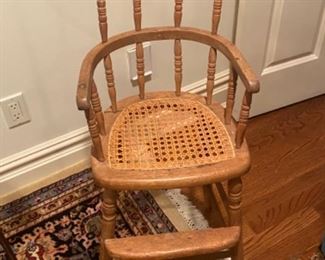 Cane Seat highchair - $95.00