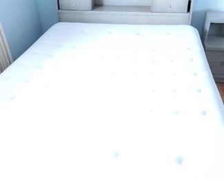 Full/queen mattress set - very nice  Hollywood headboard