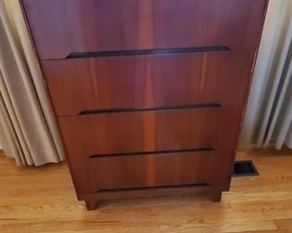 Matching MCM 4-drawer chest