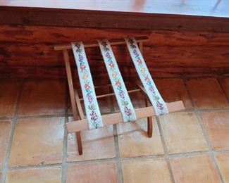 Vintage liggage rack