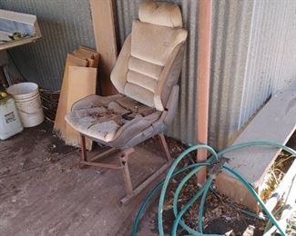 Cool car-seat chair. Great for playing Forza!