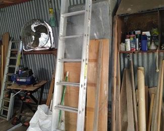 Werner 16 foot aluminum extension ladder