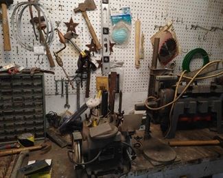 Grinder and drill press