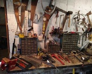 Lots of handtools and shop stuff