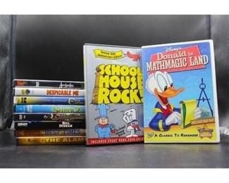 Lot of Miscellaneous DVDs Disney, School of Rock, Apocalypse Now  More
